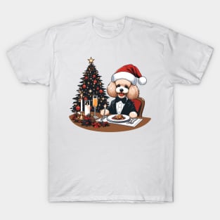 Poodle Dog Christmas T-Shirt